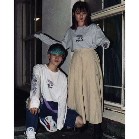 %psh Hyena Long Sleeve Tee / OPS-2102 LIM