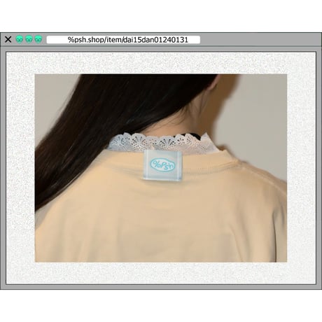 %psh Hyena long sleeve tee　/　OPS-2402 WHITE