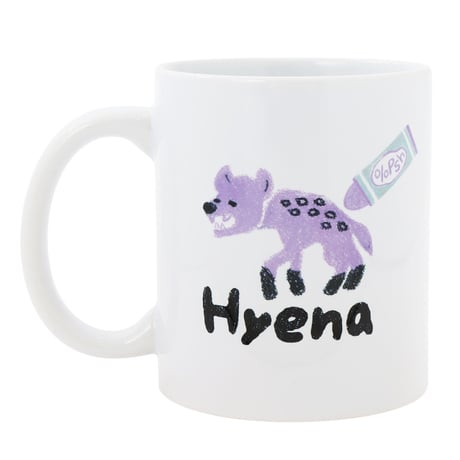 %psh Hyena mug / OPS-2110 WHT