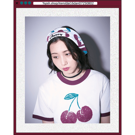 %psh cherry bandana　/　OPS-2504 BURGUNDY