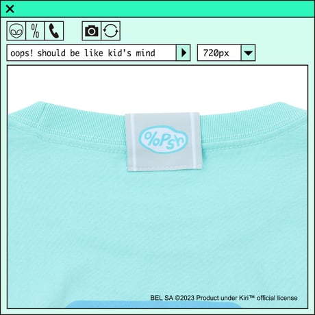 %psh Kiri™ long sleeve tee　/　KIR-OPS2301 PASTEL EMERALD