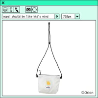 ％psh Orion Beer sacoche　/　OR-OPS2403 OFF WHITE