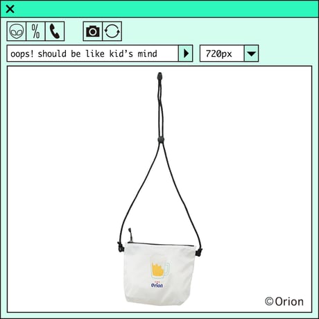 ％psh Orion Beer sacoche　/　OR-OPS2403 OFF WHITE