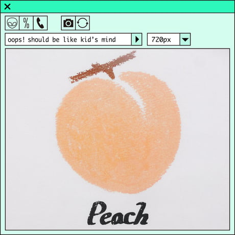 %psh crayon peach parker　/　OPS-2307 WHITE