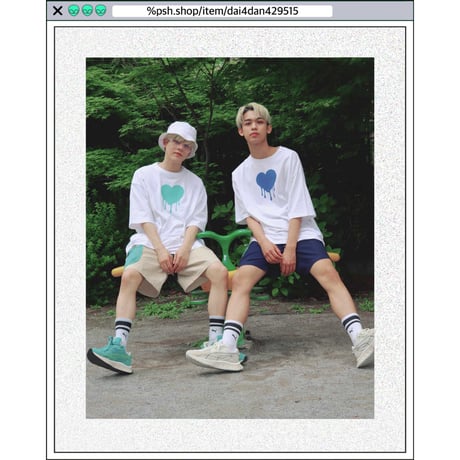 %psh retro crayon art Tee　/　OPS-2206 MINT