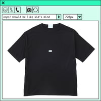 %psh crayon patch tee　/　OPS-WA001 BLACK