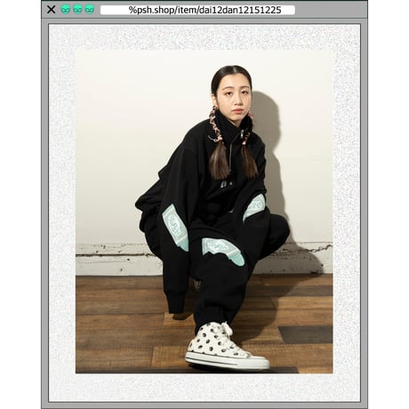 %psh crayon sweat pants 　/　OPS-2309 ASH