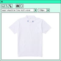 %psh retro flower polo Shirt　/　OPS-2207 WHITE