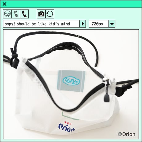 ％psh Orion Beer sacoche　/　OR-OPS2403 OFF WHITE