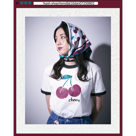%psh cherry bandana　/　OPS-2504 BURGUNDY