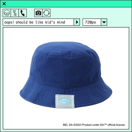 %psh Kiri™ hat　/　KIR-OPS2303 ROYAL BLUE