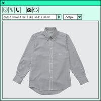 %psh Hyena long sleeve shirt　/　OPS-2401 BLACK