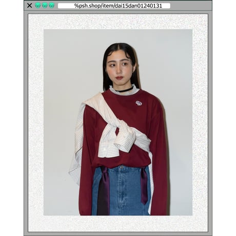 %psh Hyena long sleeve tee　/　OPS-2402 BEIGE
