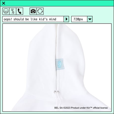 %psh Kiri™ parker　/　KIR-OPS2302 WHITE