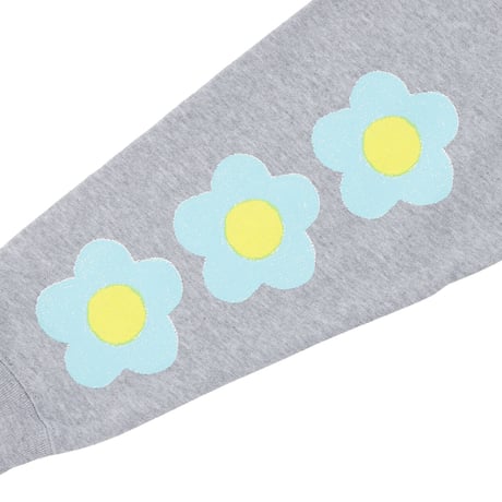 %psh  flower sleeve Sweat / OPS-2104 MGY