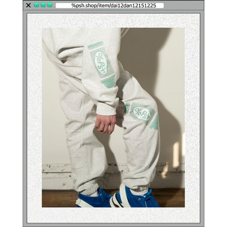 %psh crayon sweat pants 　/　OPS-2309 ASH
