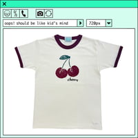 %psh cherry ringer tee　/　OPS-2501 BURGUNDY