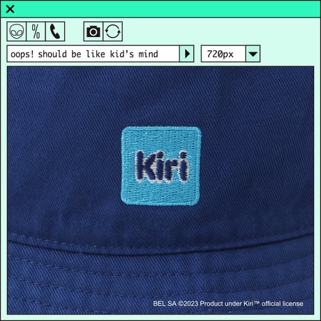 %psh Kiri™ hat　/　KIR-OPS2303 ROYAL BLUE