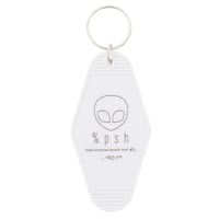 %psh symbol logo motel key holder / OPS-2111 WHT