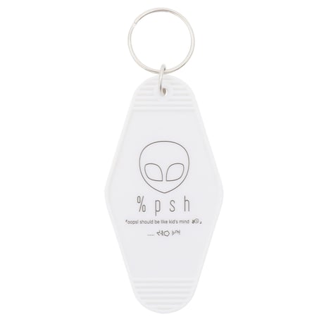 %psh symbol logo motel key holder / OPS-2111 WHT