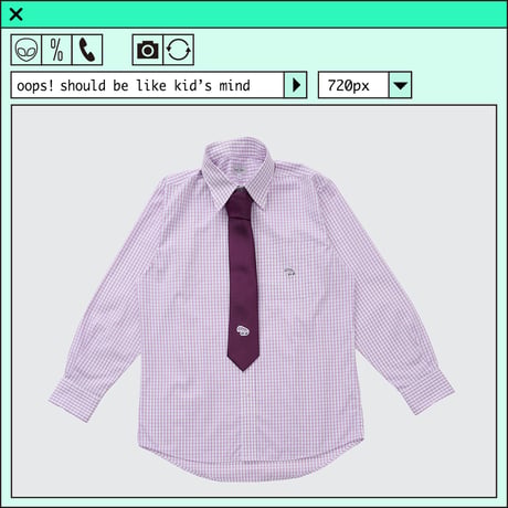 %psh Hyena tie　/　OPS-2404 PURPLE