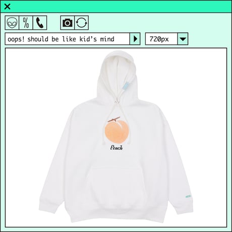 %psh crayon peach parker　/　OPS-2307 WHITE