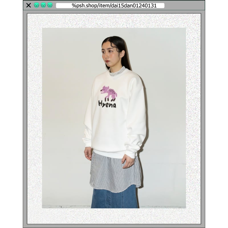 psh Hyena sweat / OPS-2403 HEATHER GRAY | ％psh