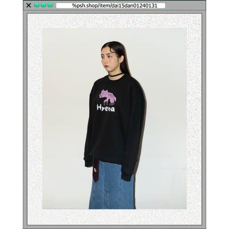 %psh Hyena sweat　/　OPS-2403 BLACK