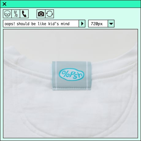 ％psh SPAM® Brand sweat　/　SPA-OPS2401 WHITE