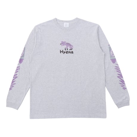 %psh Hyena Long Sleeve Tee / OPS-2102 ASH