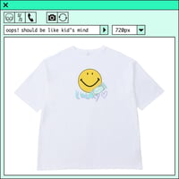 %psh smiley lucky tee　/　SF-OPS2201 WHITE