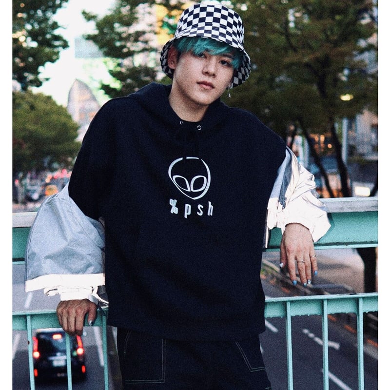 lilonesock エラーパーカー M かつき 着用 SEQUENZ（シークエンズ）】FADE ZIP P/K /フルジップ オーバー