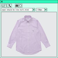 %psh Hyena long sleeve shirt　/　OPS-2401 PURPLE