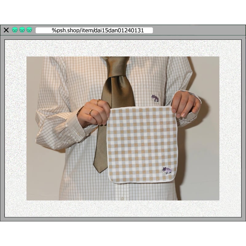 psh Hyena face towel / OPS-2405 BEIGE | ％psh(ウ