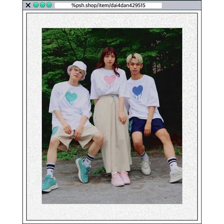 %psh retro crayon art Tee　/　OPS-2206 MINT