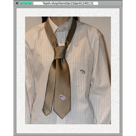 %psh Hyena tie　/　OPS-2404 CAMEL