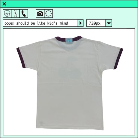 %psh cherry ringer tee　/　OPS-2501 BURGUNDY