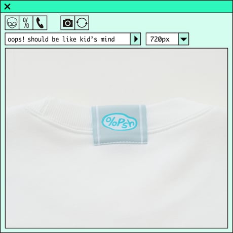 %psh Hyena sweat　/　OPS-2403 WHITE
