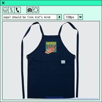％psh SPAM® Brand apron　/　SPA-OPS2403 NAVY