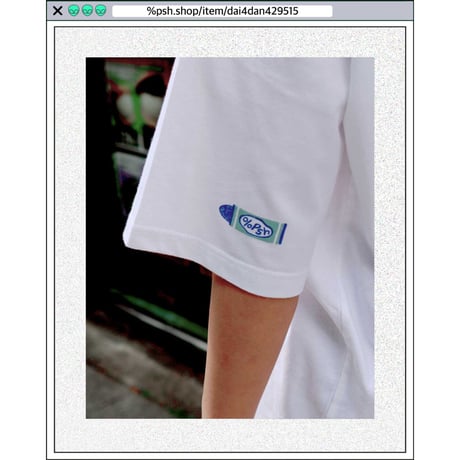 %psh retro crayon art Tee　/　OPS-2206 MINT