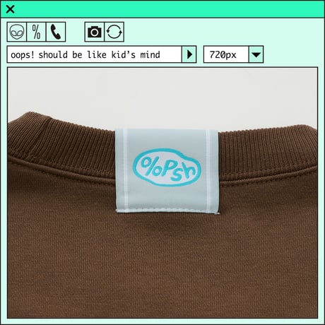%psh Hyena sweat　/　OPS-2403 BROWN