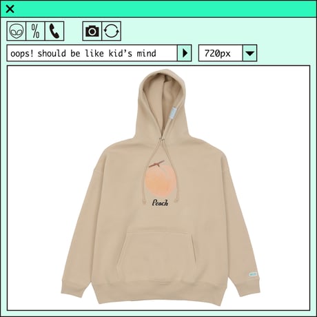 %psh crayon peach parker　/　OPS-2307 SAND BEIGE
