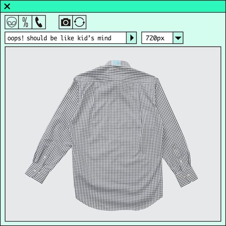 %psh Hyena long sleeve shirt　/　OPS-2401 BLACK
