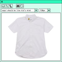 %psh smiley shirt　/　SF-OPS2203 WHITE