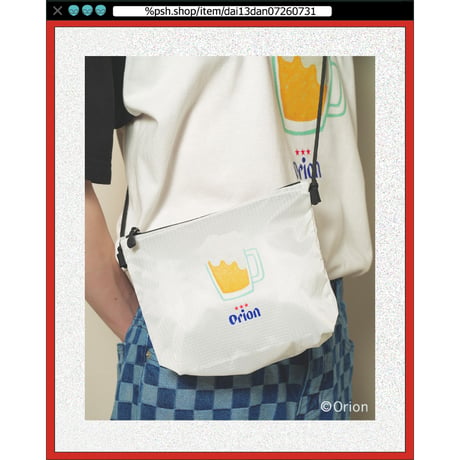 ％psh Orion Beer sacoche　/　OR-OPS2403 OFF WHITE