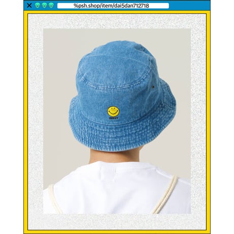 %psh smiley hat　/　SF-OPS2204 WHITE