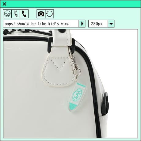 %psh HeM collaboration bag　/　HM-OPS2203 WHITE