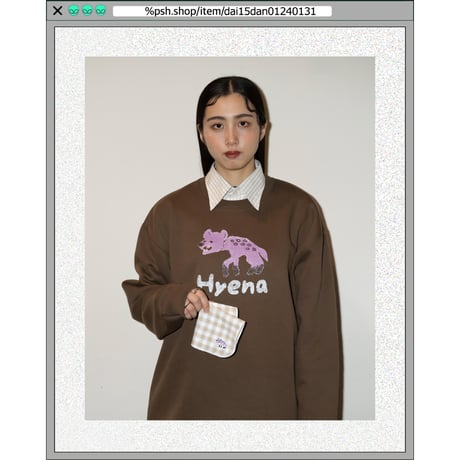 %psh Hyena face towel　/　OPS-2405 PLAIN COLOR