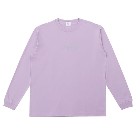 %psh slime logo Long Sleeve Tee / OPS-2101 PPL