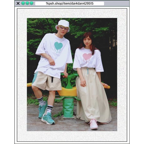 %psh retro crayon art Tee　/　OPS-2206 MINT